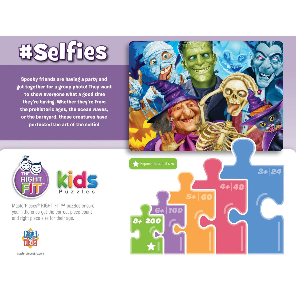 Selfies - Spooky Smiles 200 Piece Jigsaw Puzzle