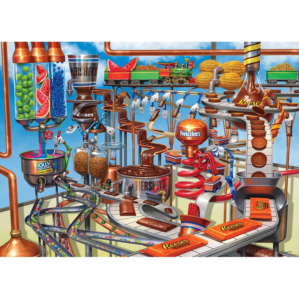 Hershey's Chocolate Factory - 1000 Piece Jigsaw Puzzle