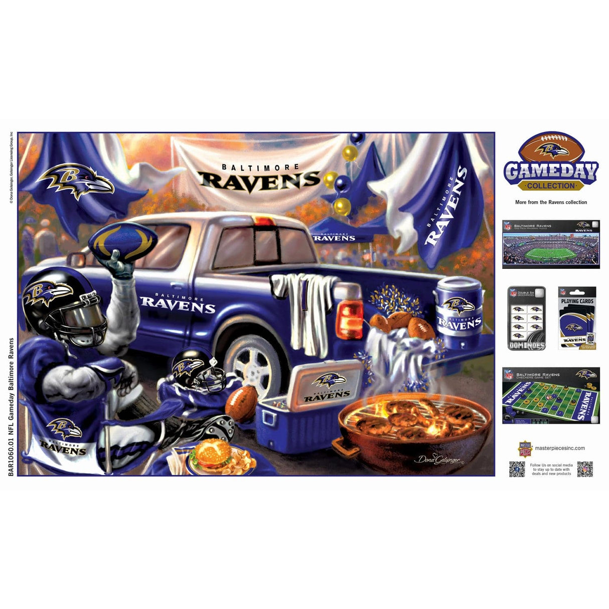 Baltimore Ravens - Gameday 1000 Piece Jigsaw Puzzle