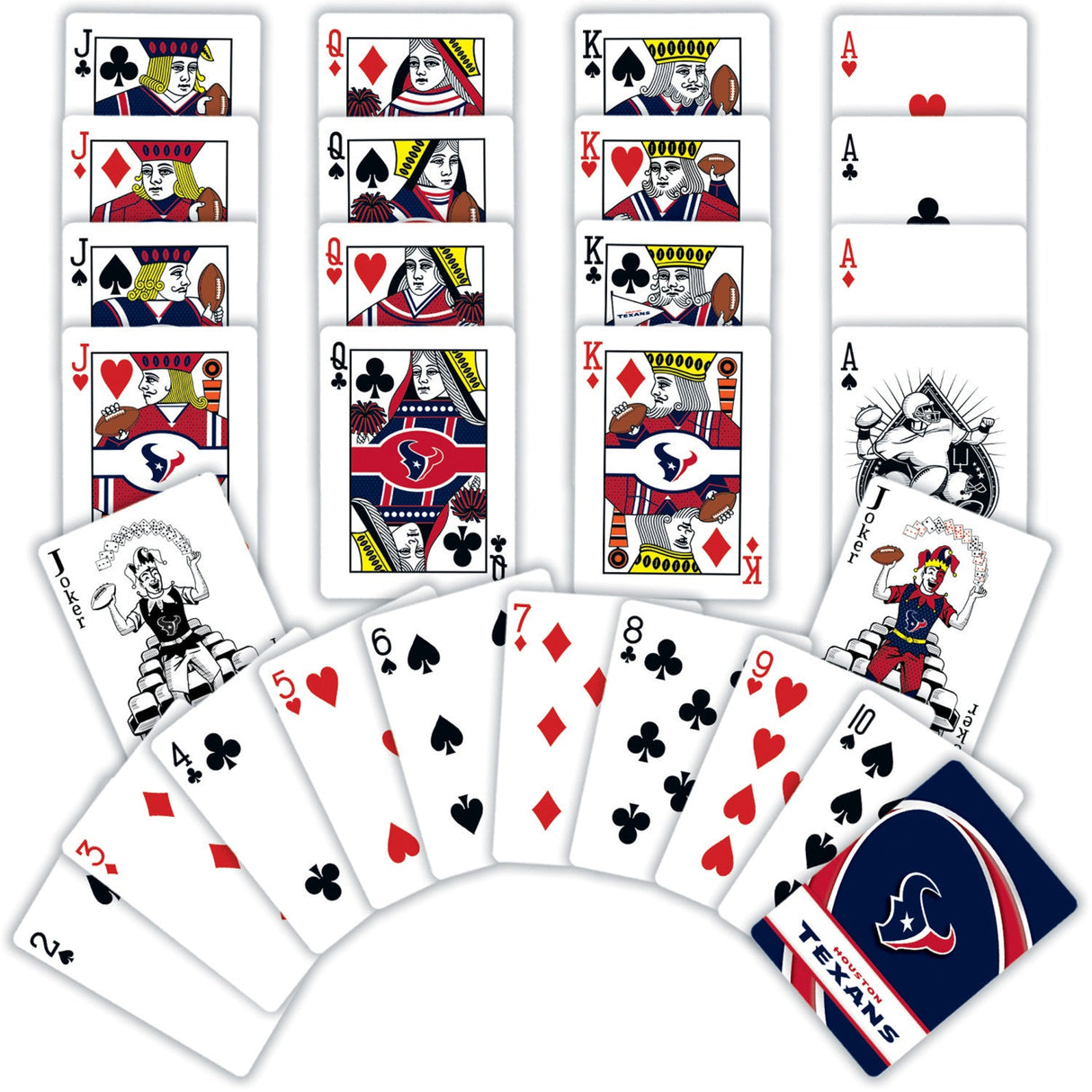 Houston Texans Playing Cards - 54 Card Deck