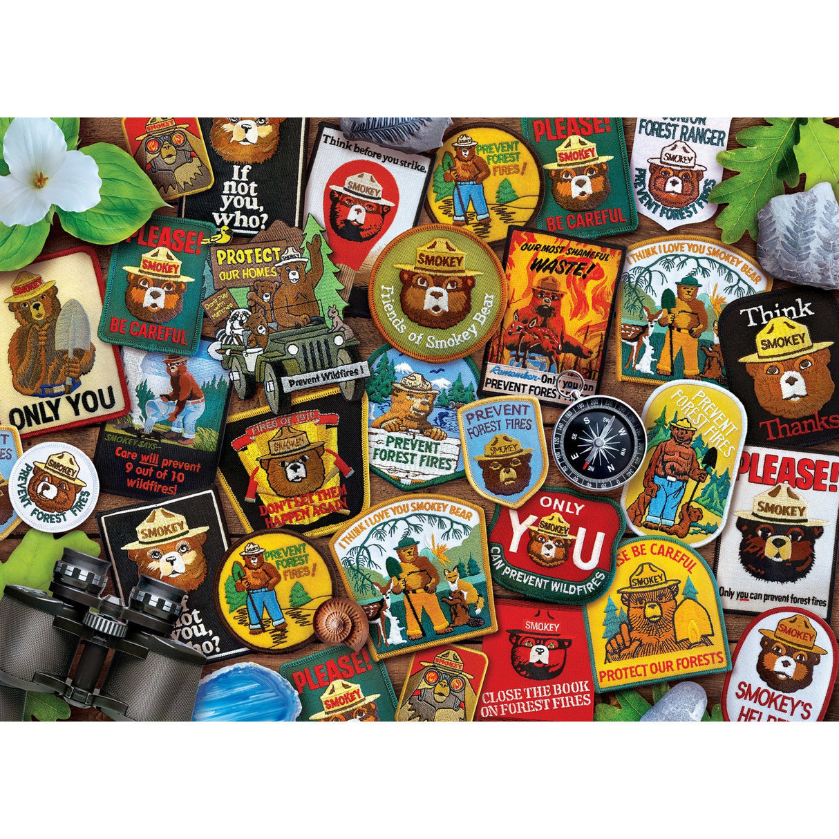 Smokey Bear Patches 1000 Piece Jigsaw Puzzle