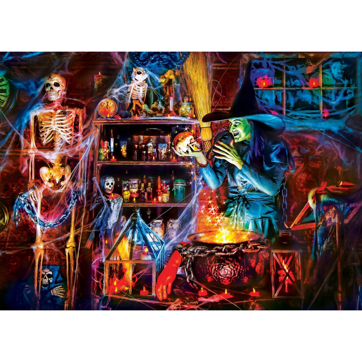 Glow in the Dark - On a Scary Night in October 500 Piece Jigsaw Puzzle