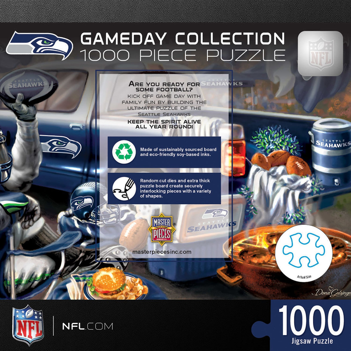 Seattle Seahawks - Gameday 1000 Piece Jigsaw Puzzle