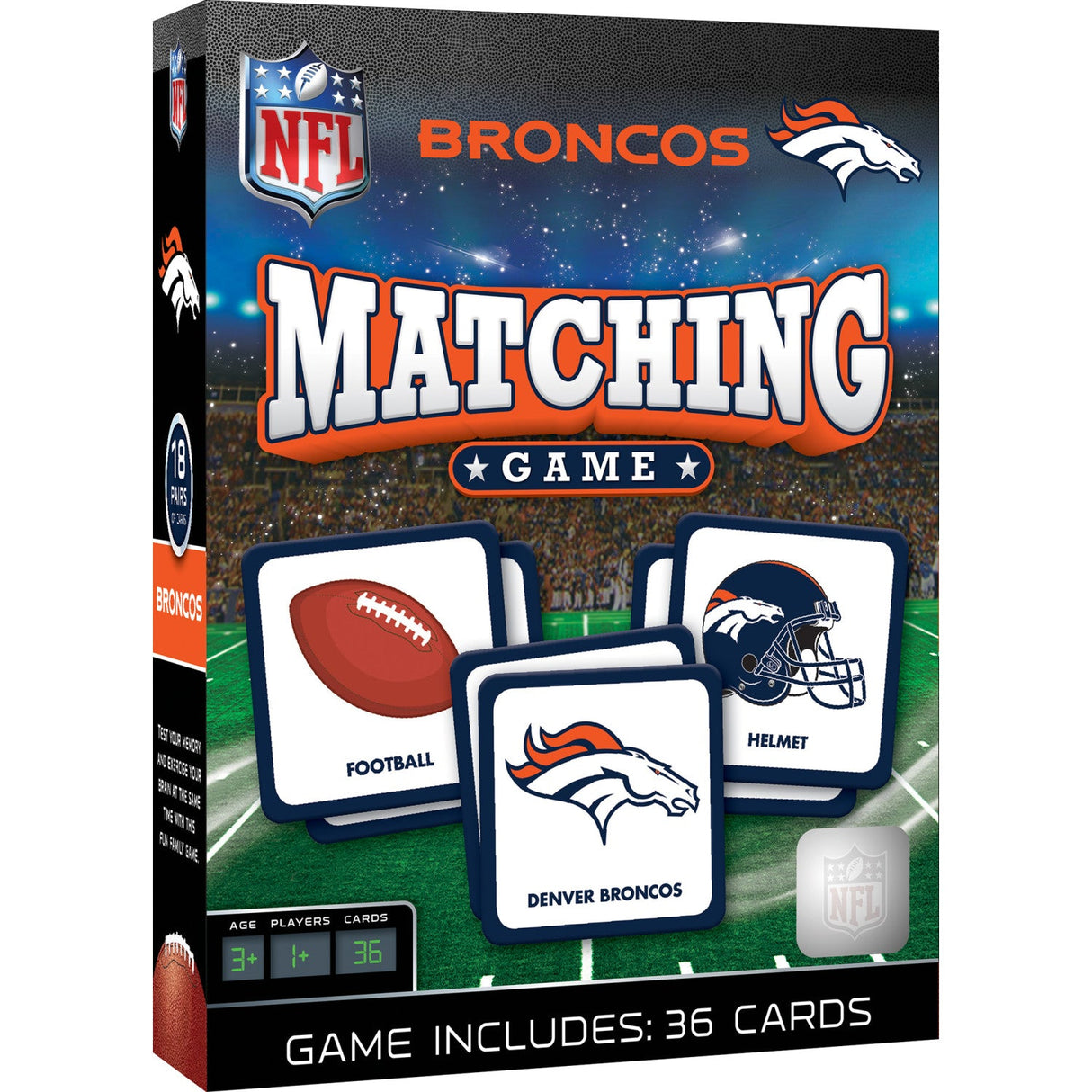 Denver Broncos Matching Game