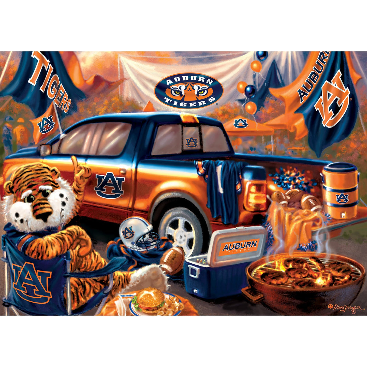 Auburn Tigers - Gameday 1000 Piece Jigsaw Puzzle