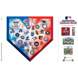 MLB - Home Plate 500 Piece Shaped Jigsaw Puzzle