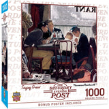 Saturday Evening Post - Saying Grace 1000 Piece Jigsaw Puzzle