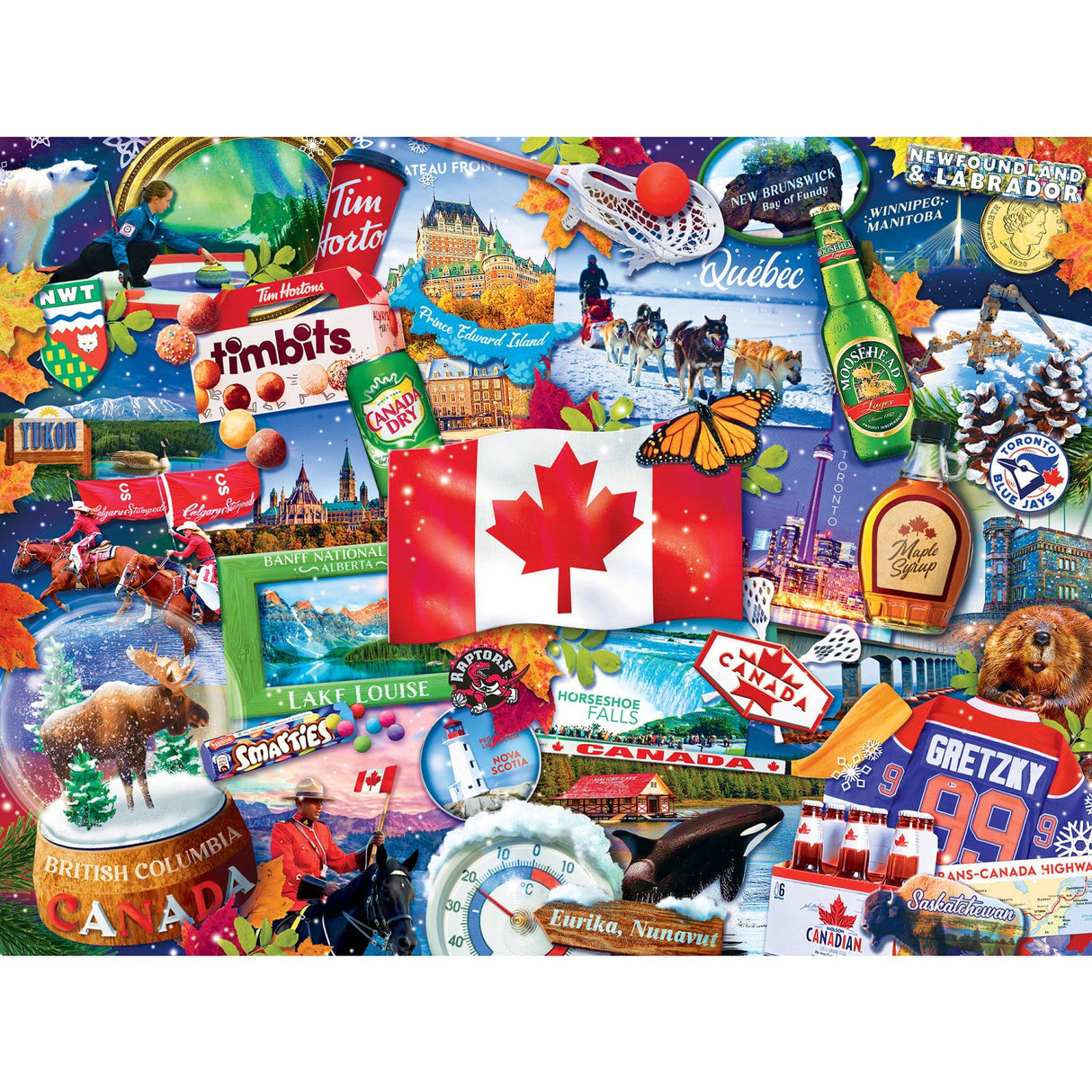 Greetings From Canada - 550 Piece Jigsaw Puzzle