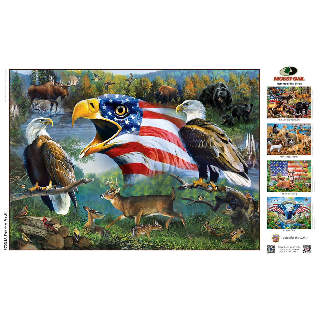 Mossy Oak - Freedom for All 1000 Piece Jigsaw Puzzle