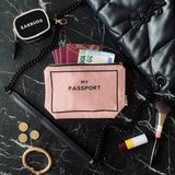 Passport Pouch, Pink/Blush