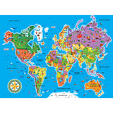 Explorer - World Map 48 Piece Floor Jigsaw Puzzle