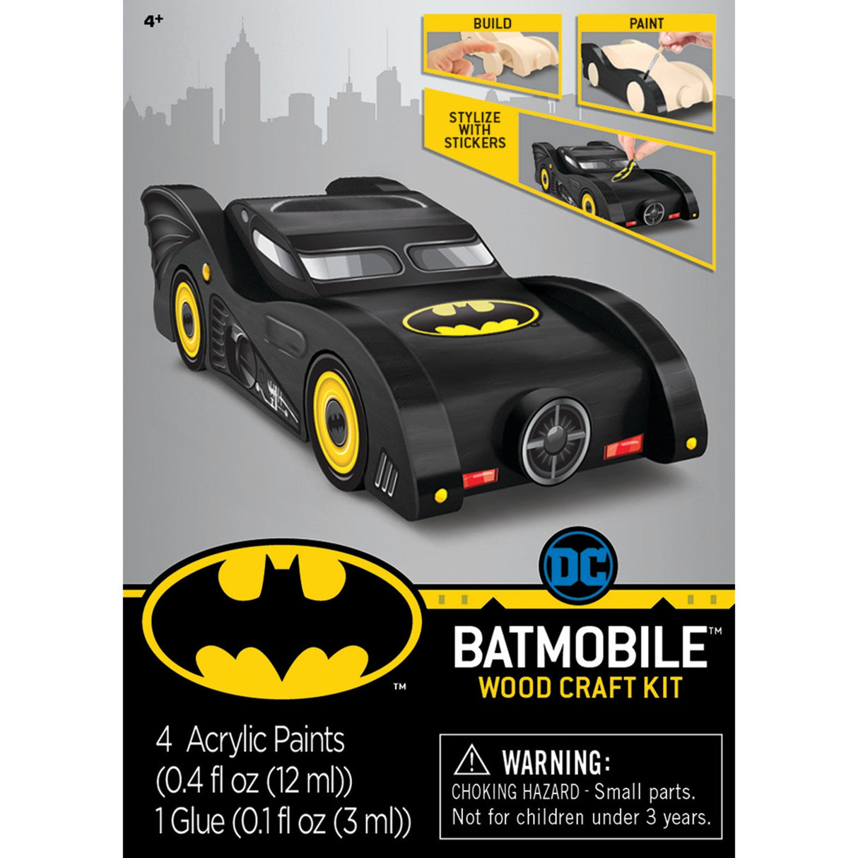 Warner Bros Batman - Batmobile Buildable Mini Kit