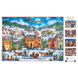 Season's Greetings - Christmas Eve Fly By 1000 Piece Jigsaw Puzzle