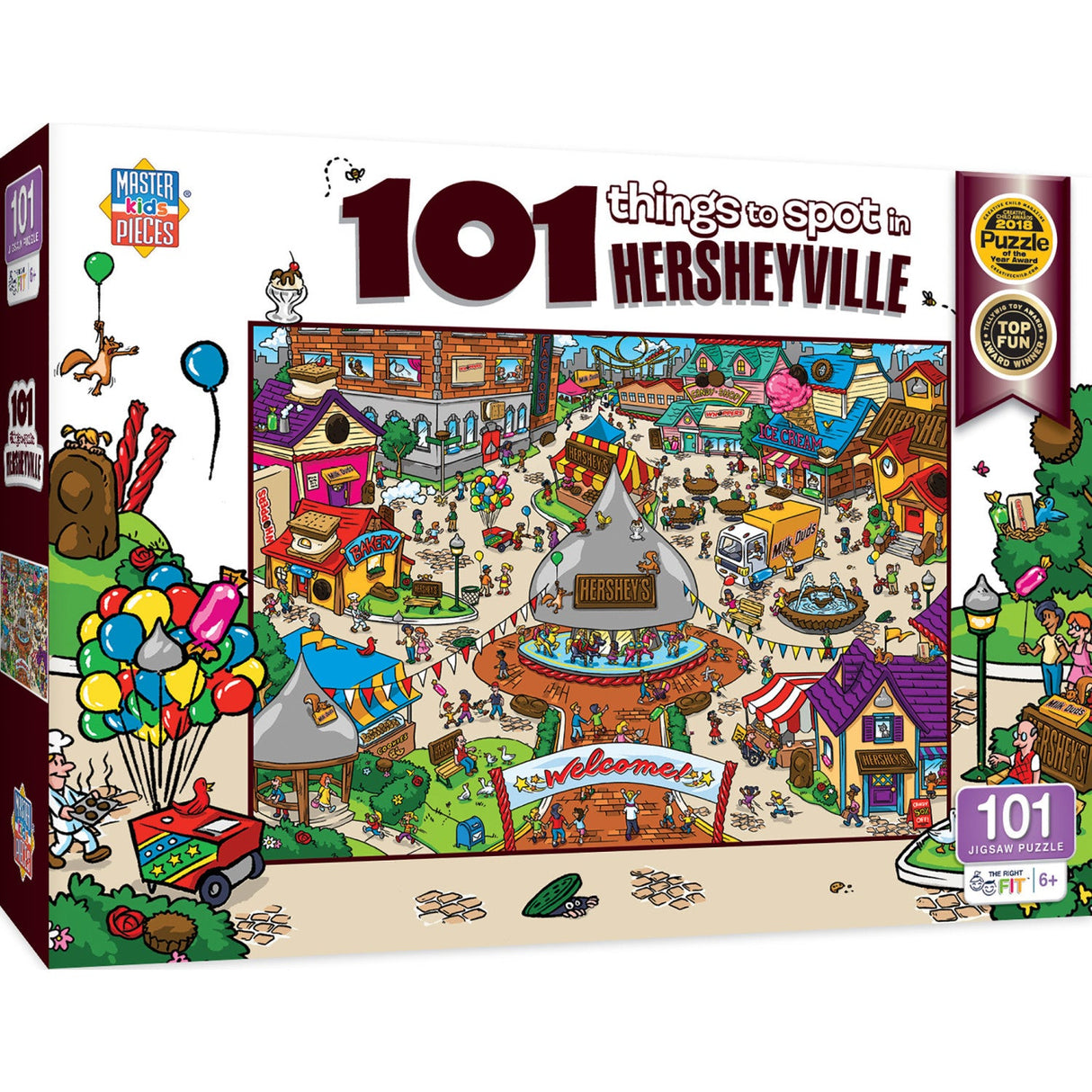 101 Things to Spot in Hersheyville - 101 Piece Jigsaw Puzzle