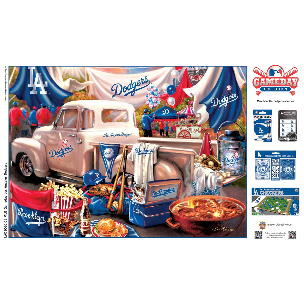 Los Angeles Dodgers - Gameday 1000 Piece Jigsaw Puzzle