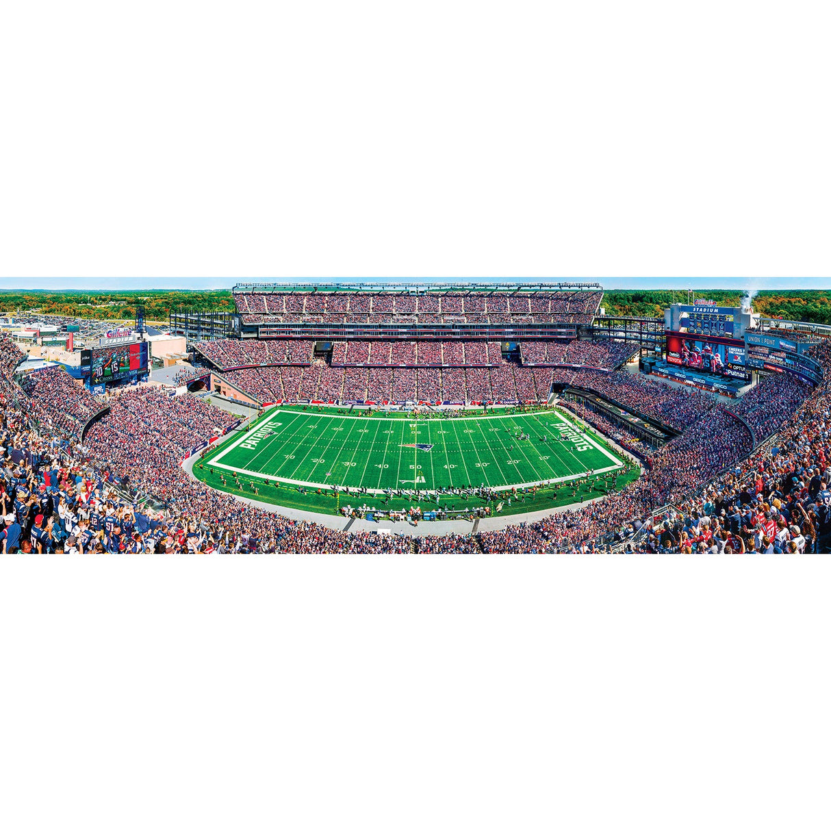 New England Patriots - 1000 Piece Panoramic Jigsaw Puzzle