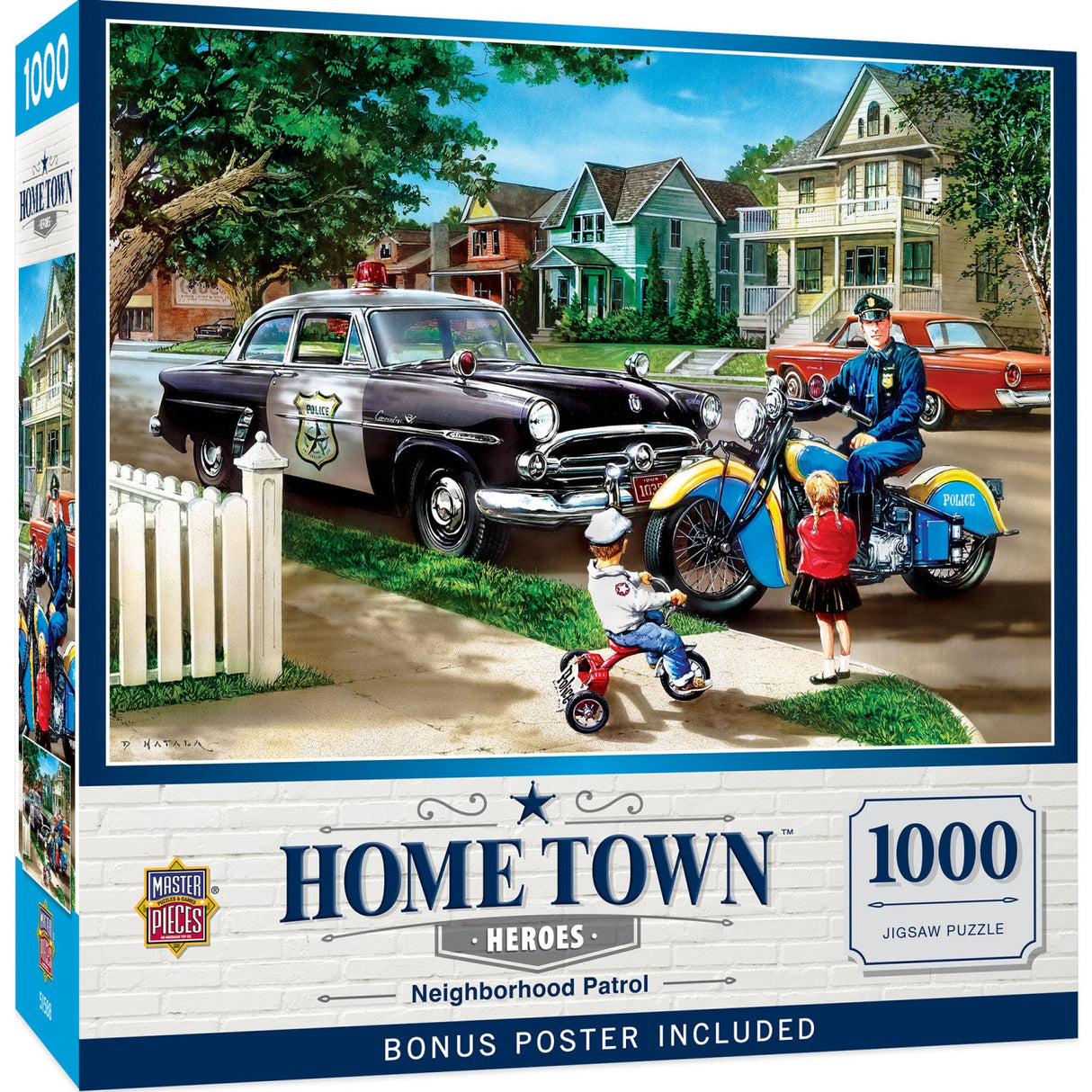 Hometown Heroes - Neighborhood Patrol 1000 Piece Jigsaw Puzzle