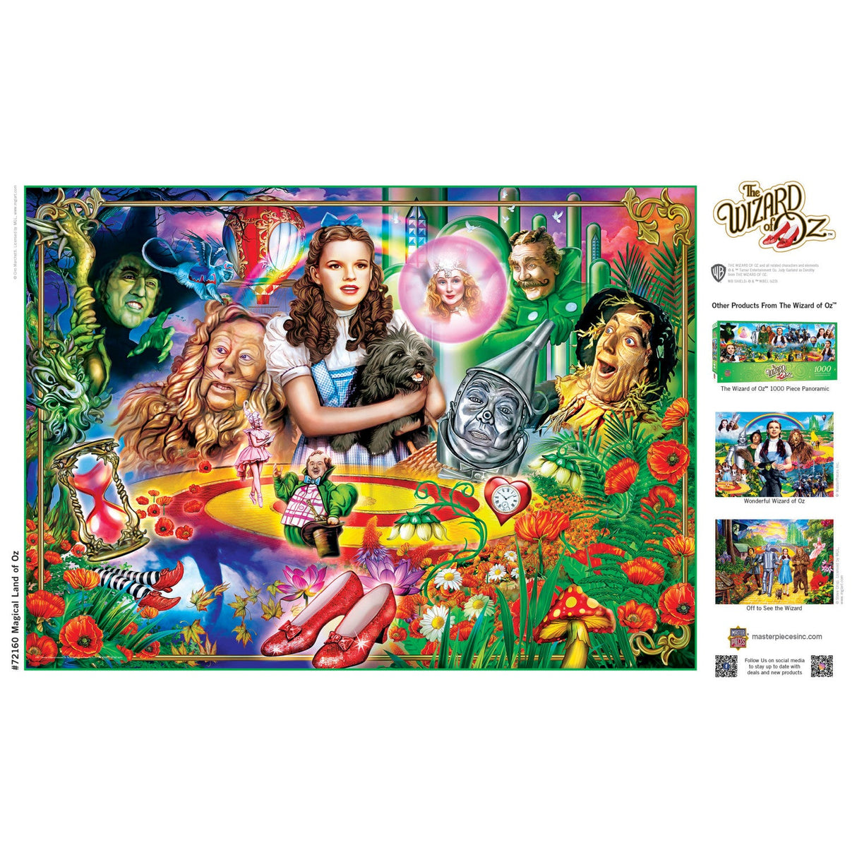 The Wizard of Oz - Magical Land of Oz 1000 Piece Jigsaw Puzzle