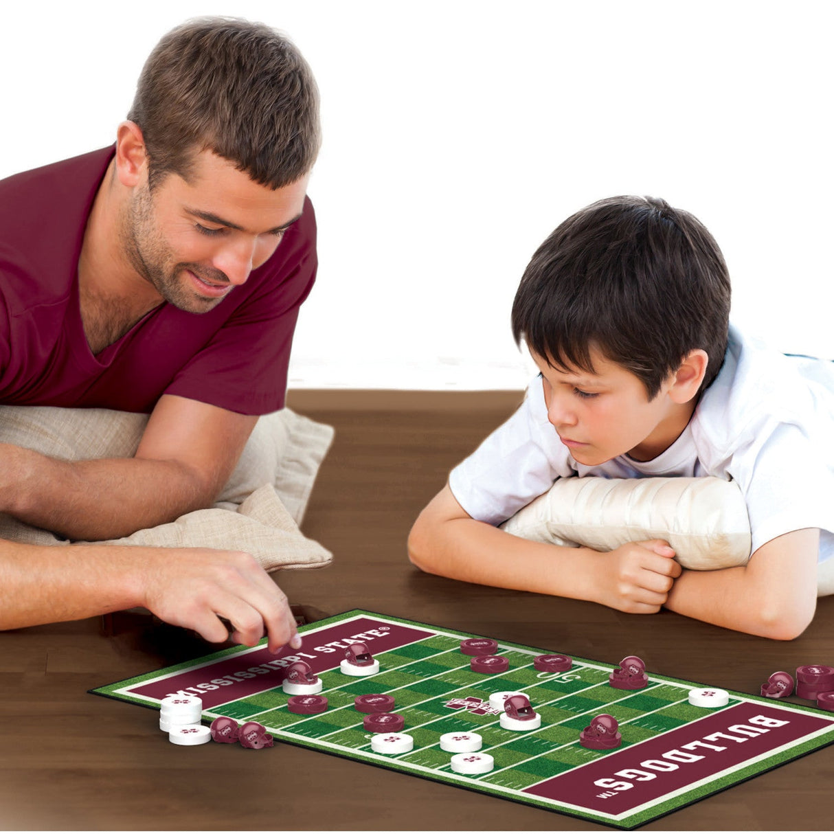 Mississippi State Bulldogs Checkers Board Game