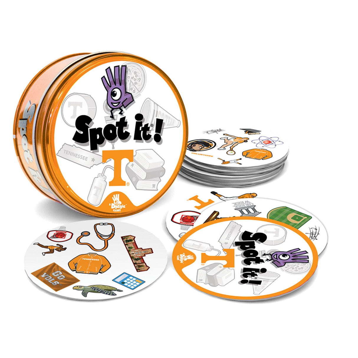 Tennessee Volunteers Spot It! Card Game