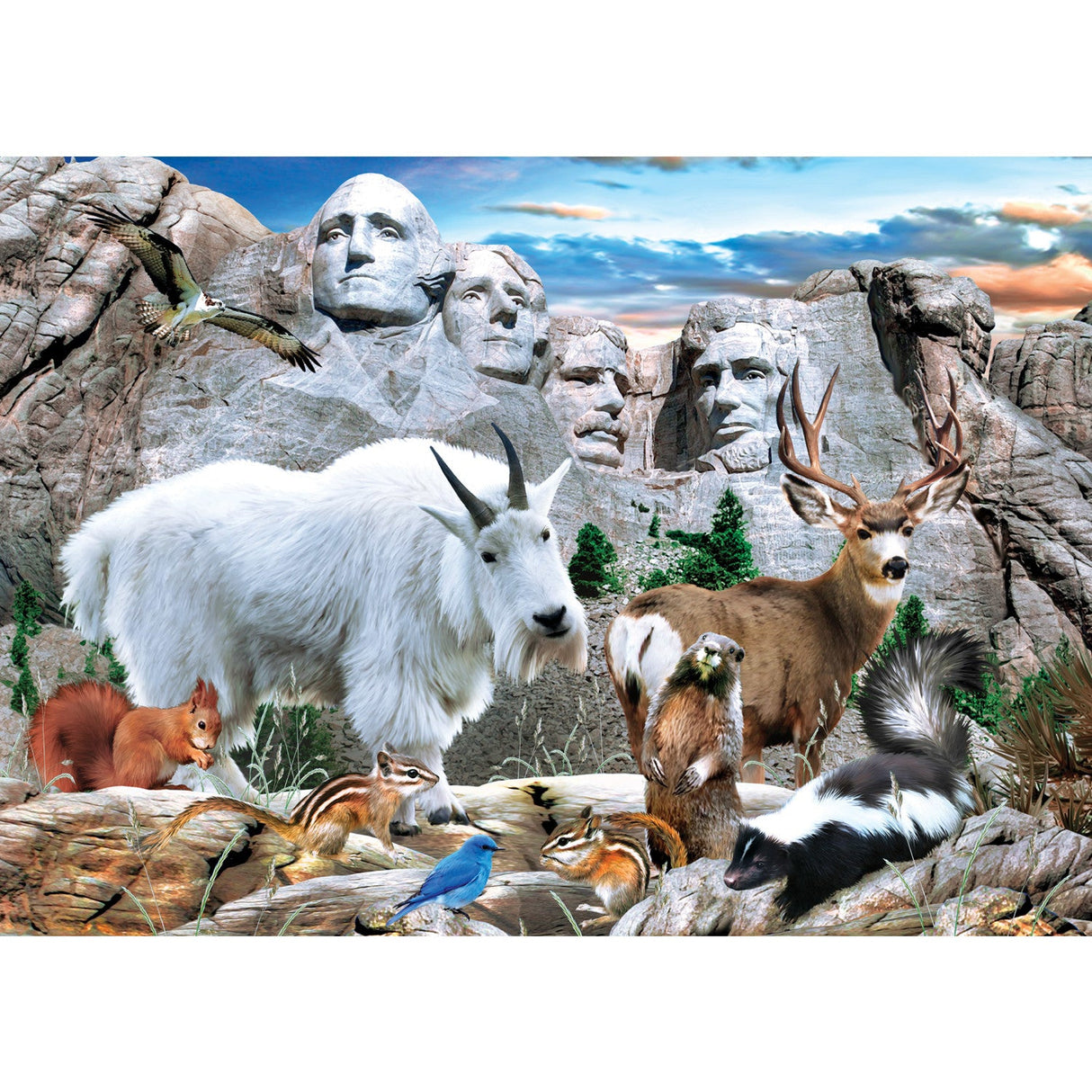 Mount Rushmore National Memorial 500 Piece Jigsaw Puzzle