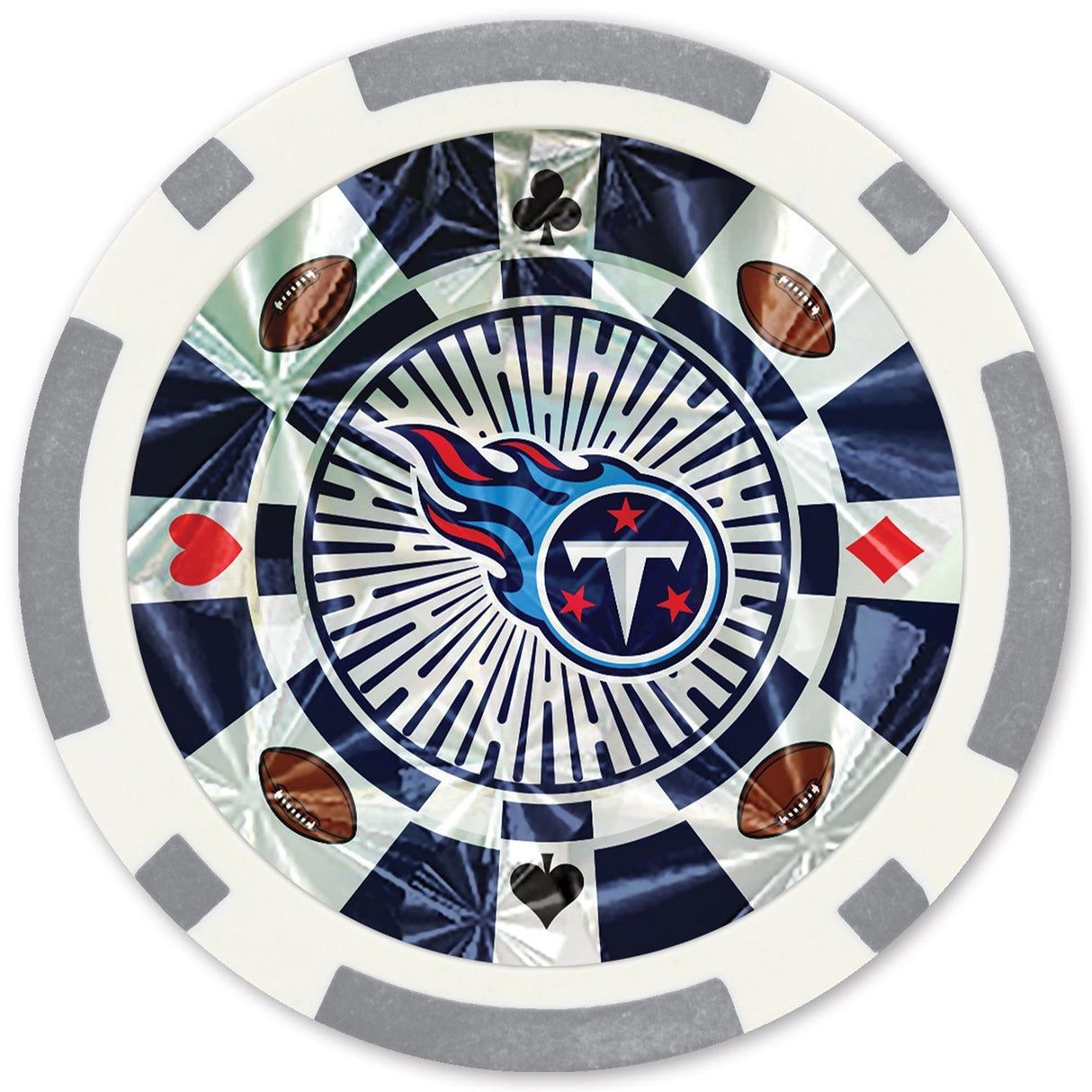 Tennessee Titans 20 Piece Poker Chips