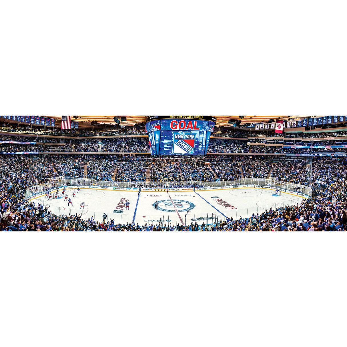 New York Rangers - 1000 Piece Panoramic Jigsaw Puzzle