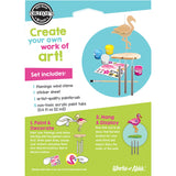 Flamingo Wind Chime Wood Craft & Paint Kit