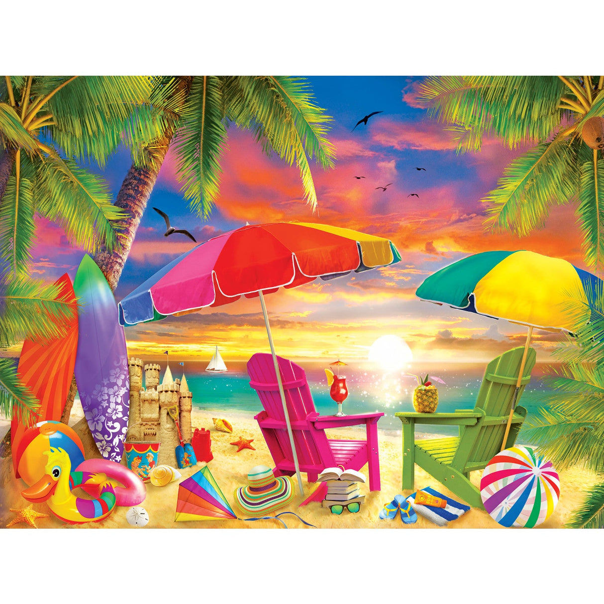 Tropics - Seaside Afternoon 300 Piece EZ Grip Jigsaw Puzzle