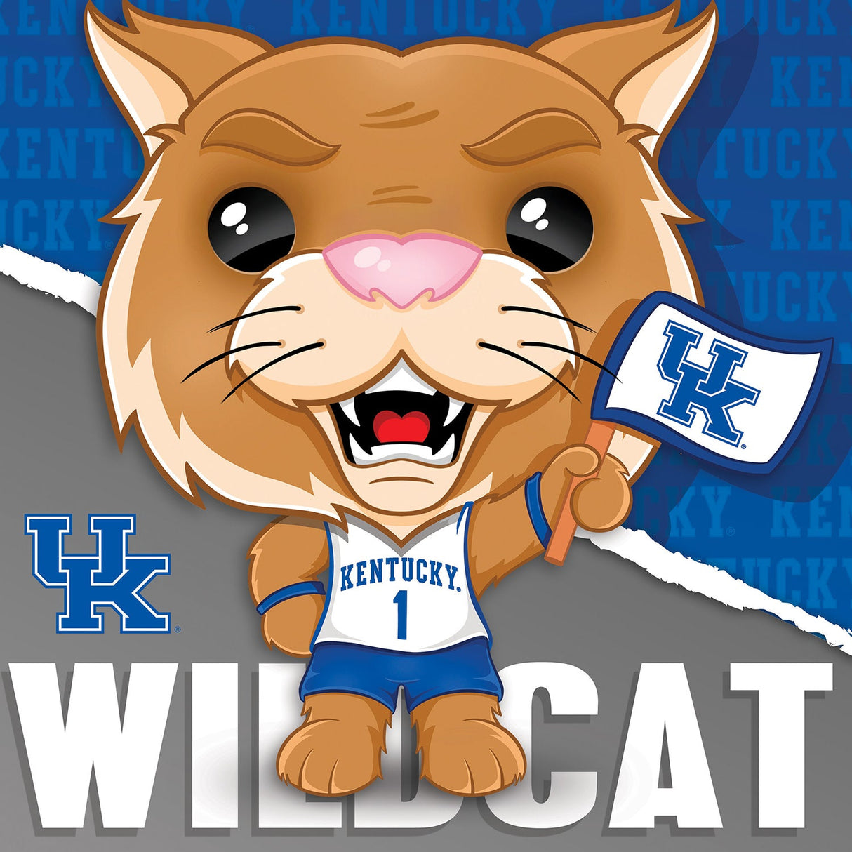 Wildcat - Kentucky Wildcats Mascot 100 Piece Jigsaw Puzzle