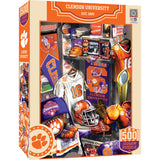 Clemson Tigers - Locker Room 500 Piece Jigsaw Puzzle