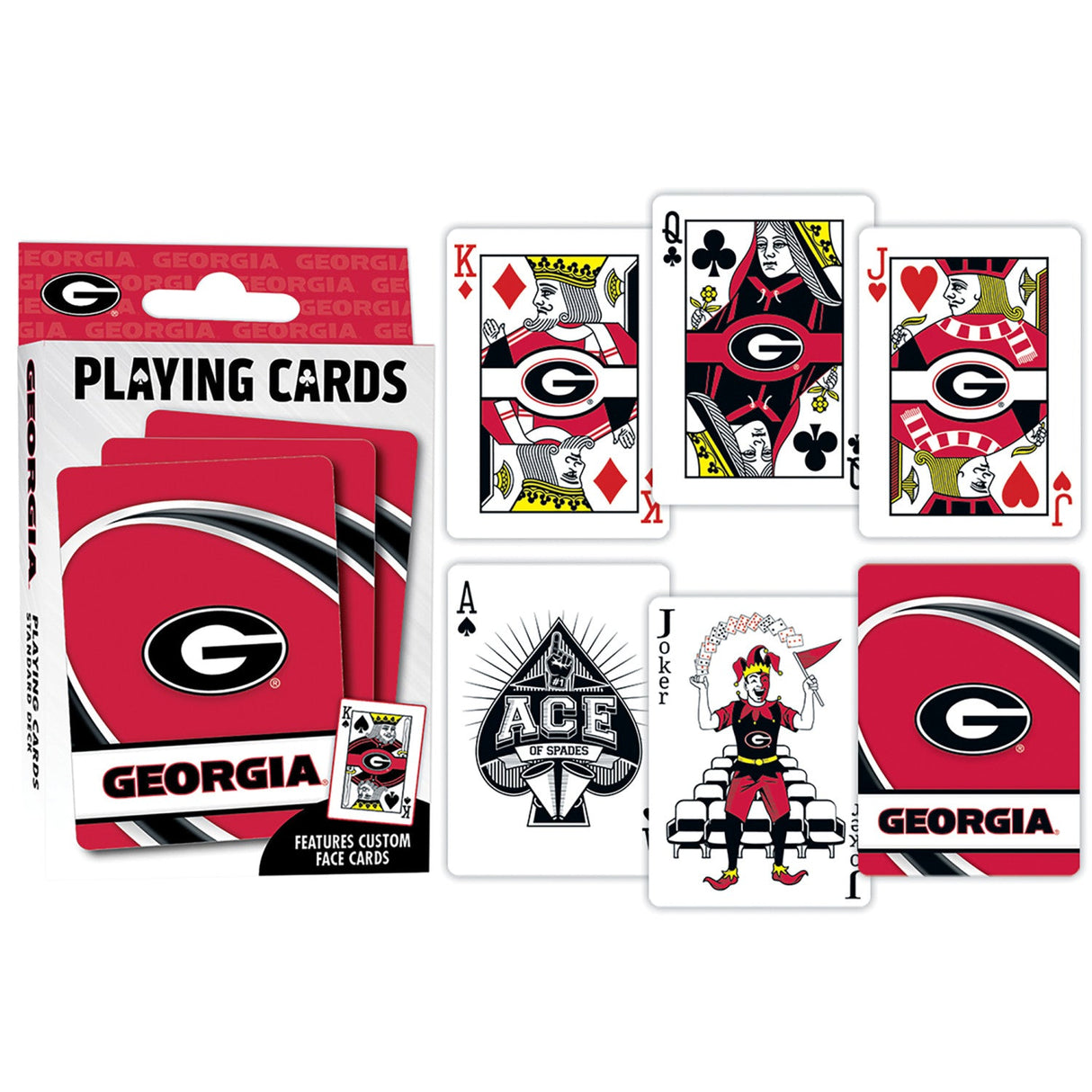 Georgia Bulldogs Playing Cards - 54 Card Deck