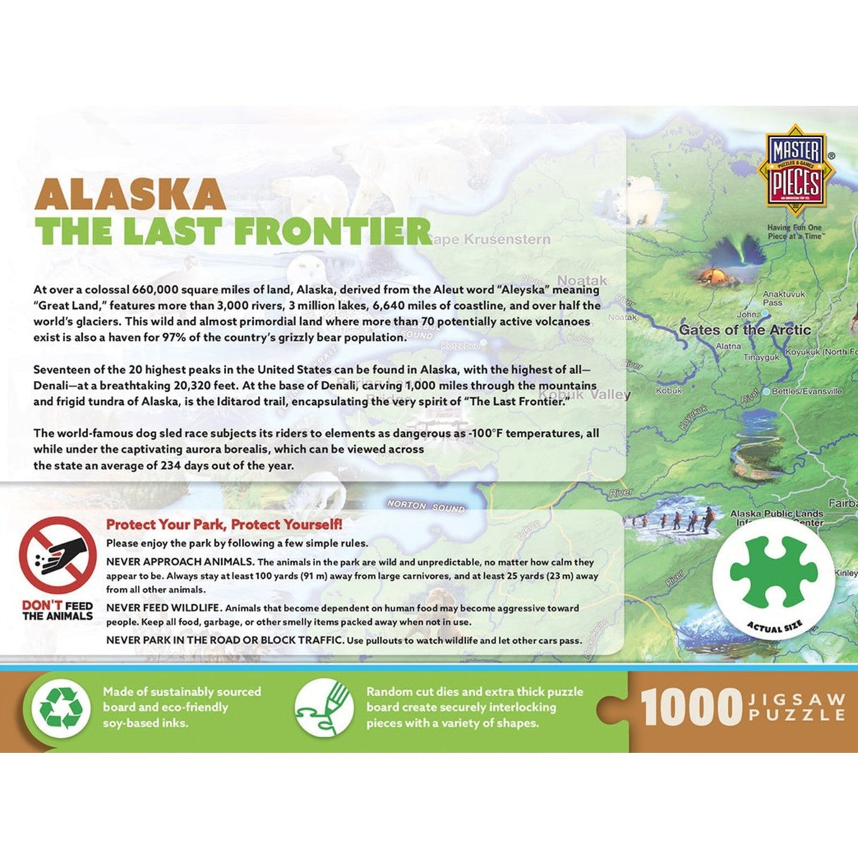 Alaska National Park 1000 Piece Jigsaw Puzzle