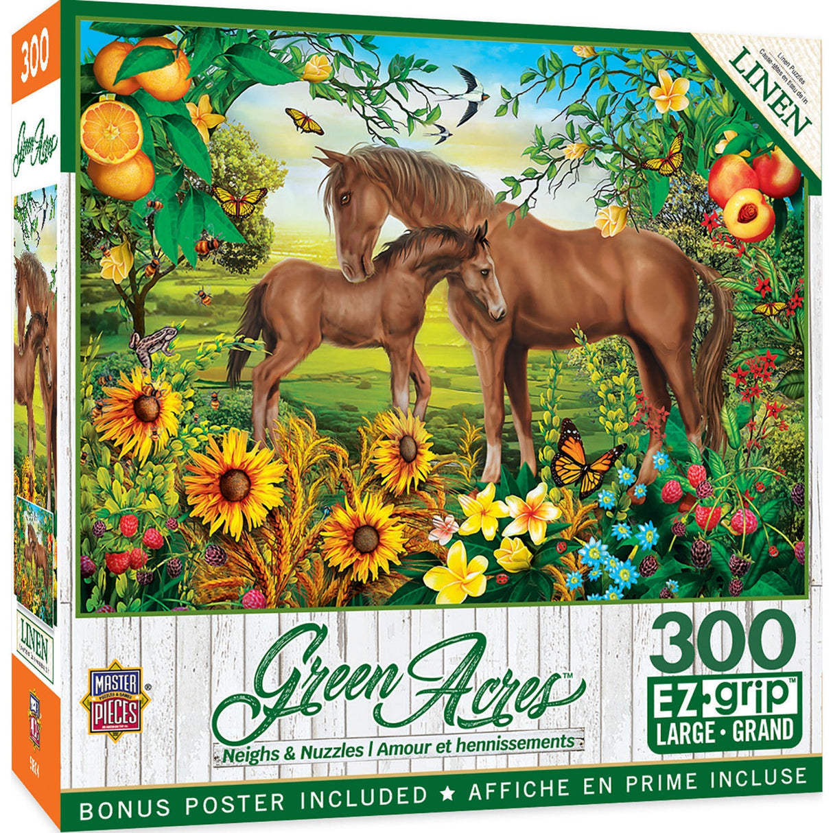 Green Acres - Neighs & Nuzzles 300 Piece EZ Grip Jigsaw Puzzle