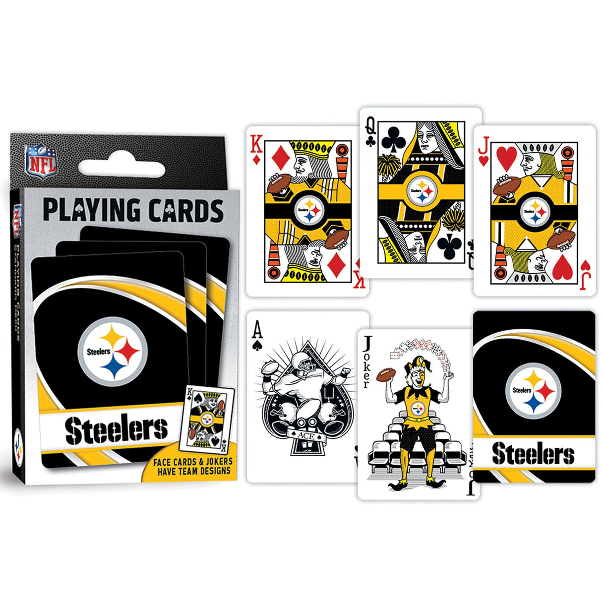 Pittsburgh Steelers Playing Cards - 54 Card Deck