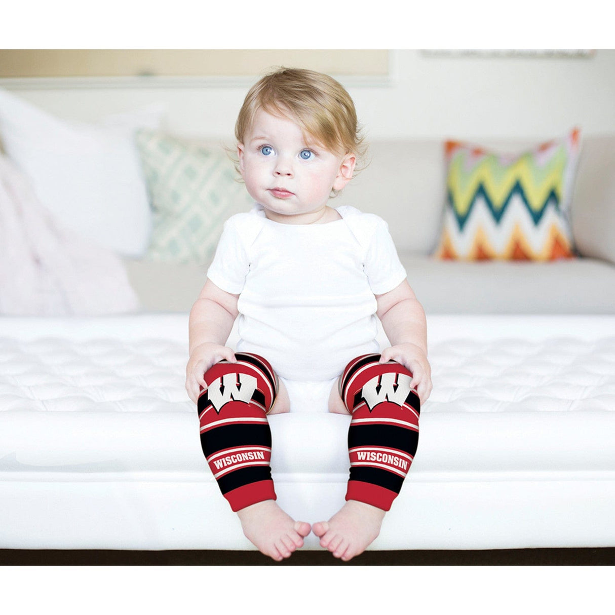 Wisconsin Badgers Baby Leg Warmers