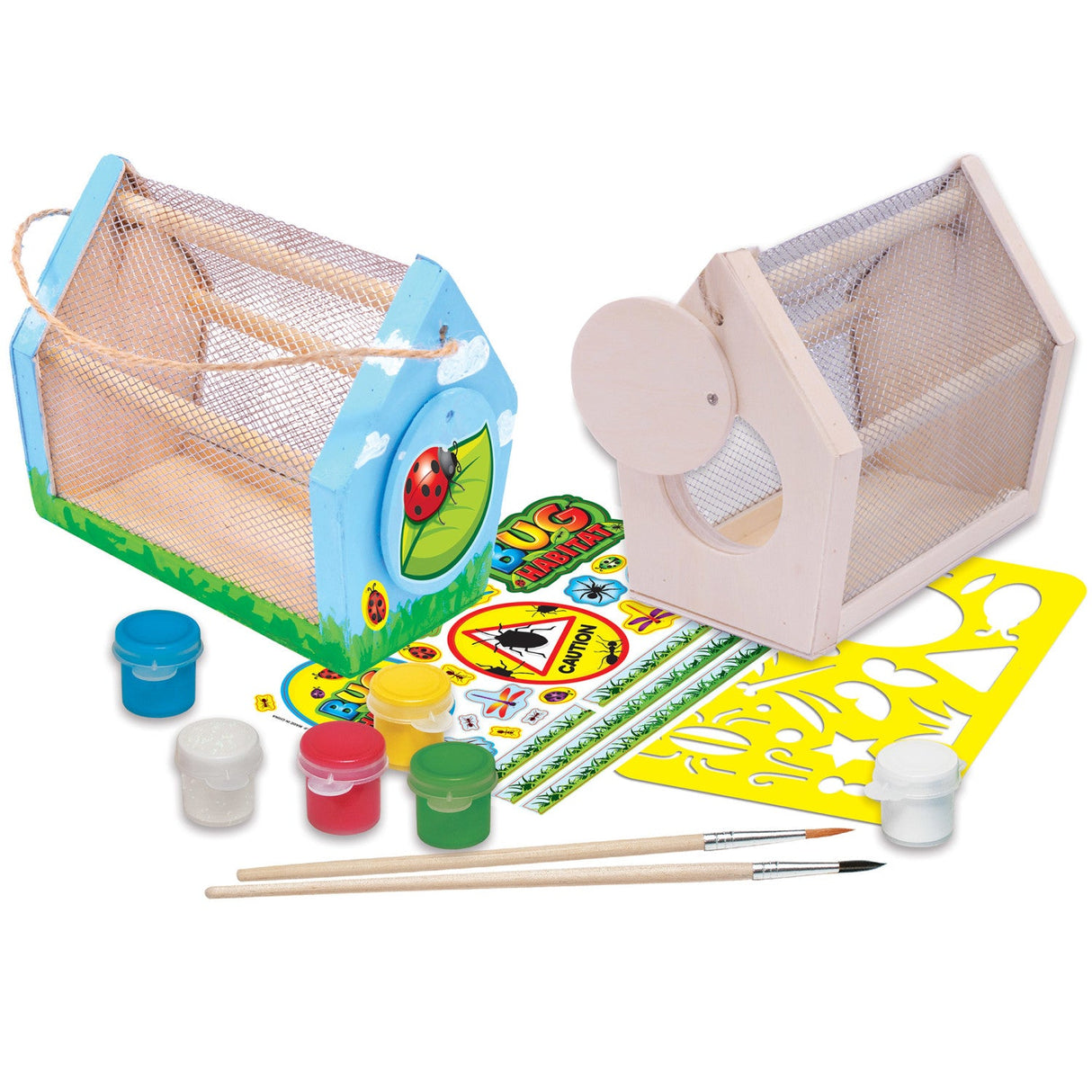 Bug Habitat Wood Craft & Paint Kit