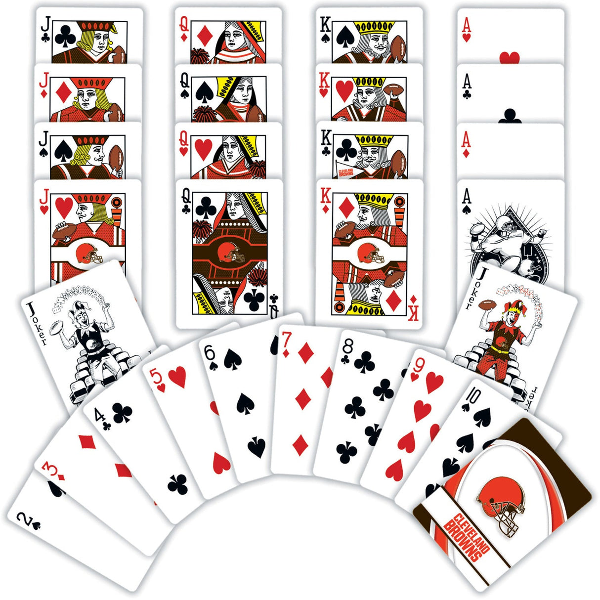 Cleveland Browns Playing Cards - 54 Card Deck