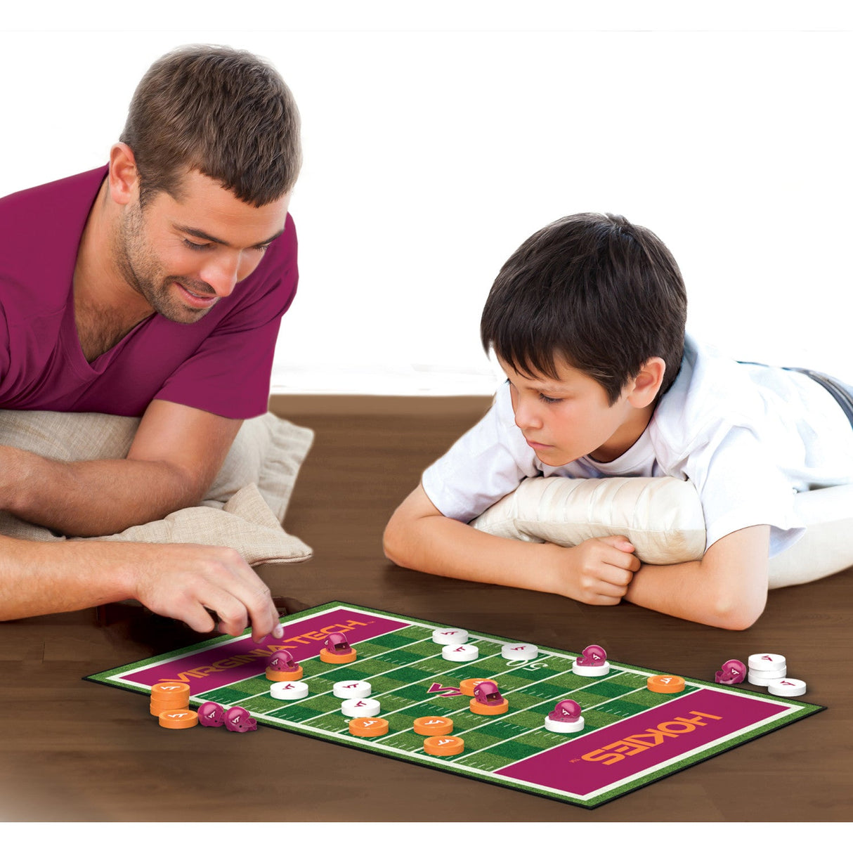 Virginia Tech Hokies Checkers Board Game