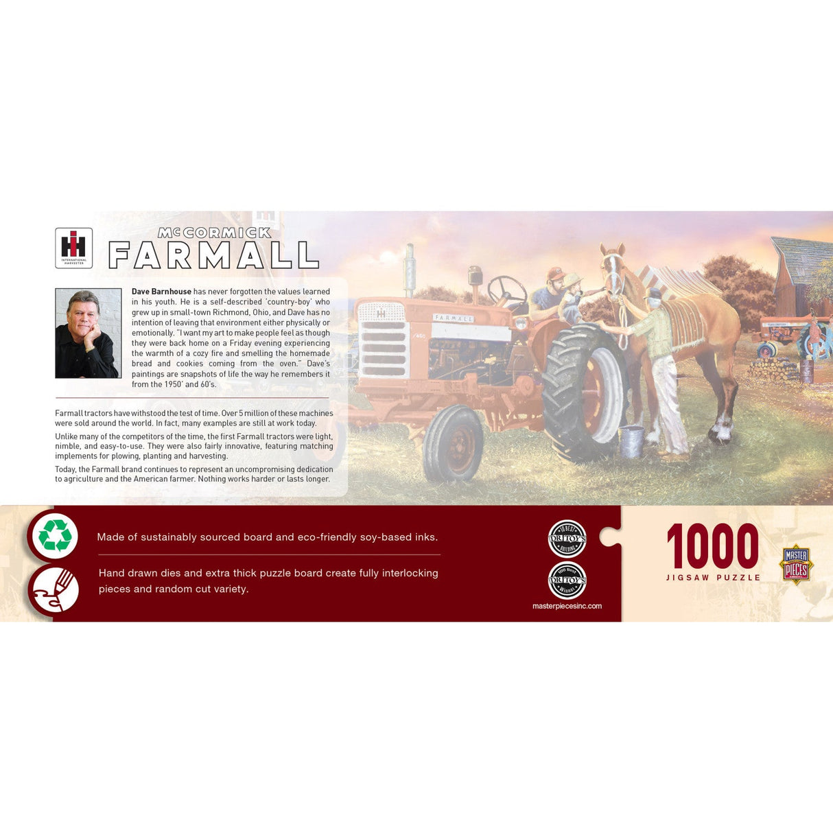 Farmall - Horsepower 1000 Piece Panoramic Jigsaw Puzzle