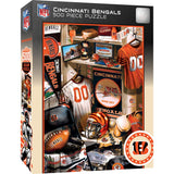 Cincinnati Bengals - Locker Room 500 Piece Jigsaw Puzzle