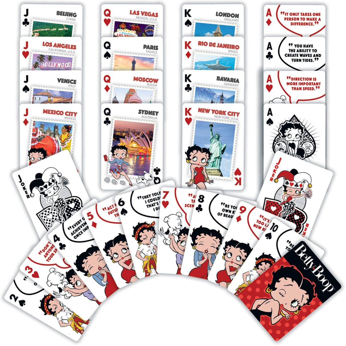 Betty Boop Playing Cards - 54 Card Deck