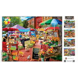 Farmer's Market - Town Square Booths 750 Piece Jigsaw Puzzle