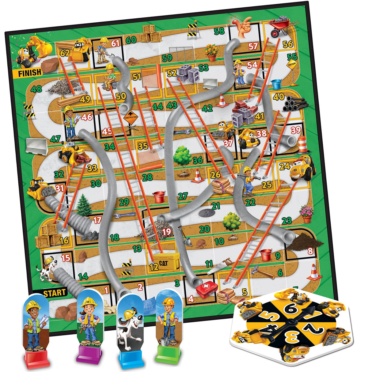 CAT - Slides & Ladders Board Game