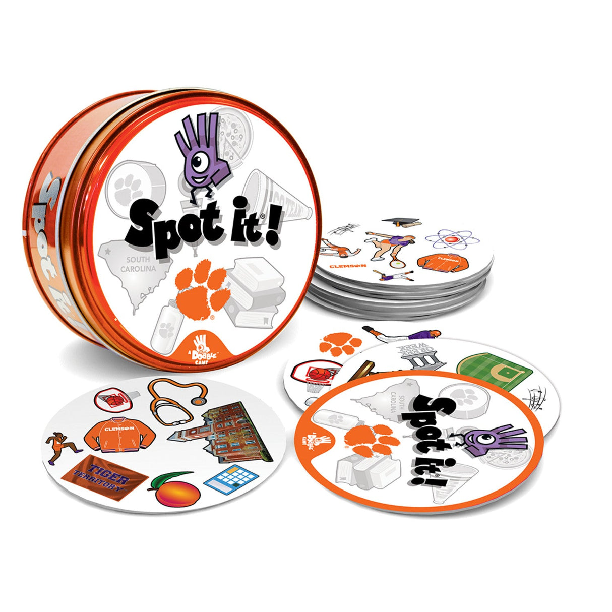 Clemson Tigers Spot It! Card Game