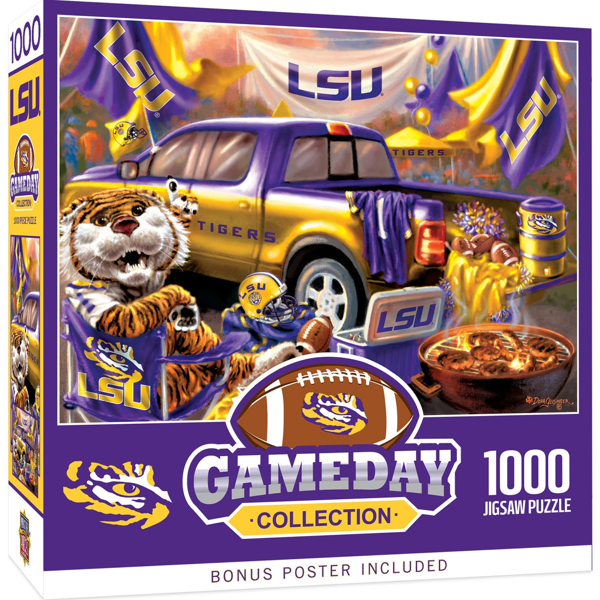 LSU Tigers - Gameday 1000 Piece Jigsaw Puzzle