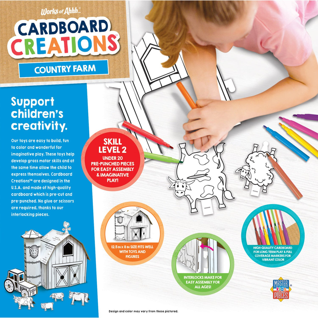 Craft Kit - Farm Playset Cardboard buildable