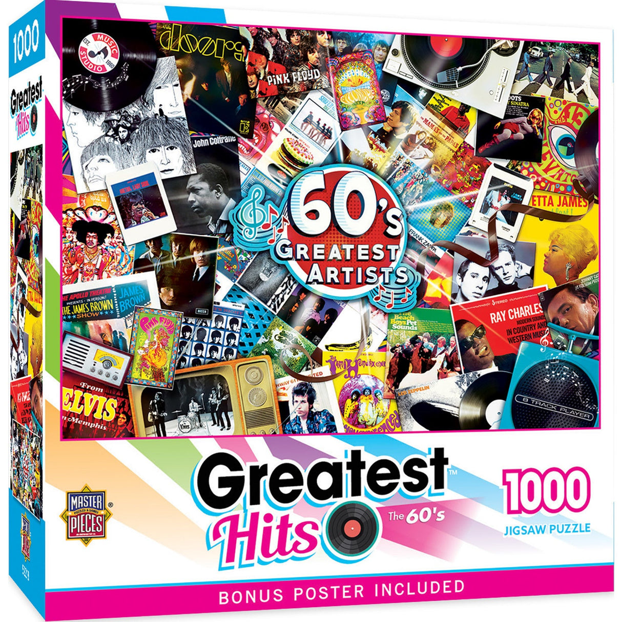 Greatest Hits - 60's Artists 1000 Piece Jigsaw Puzzle