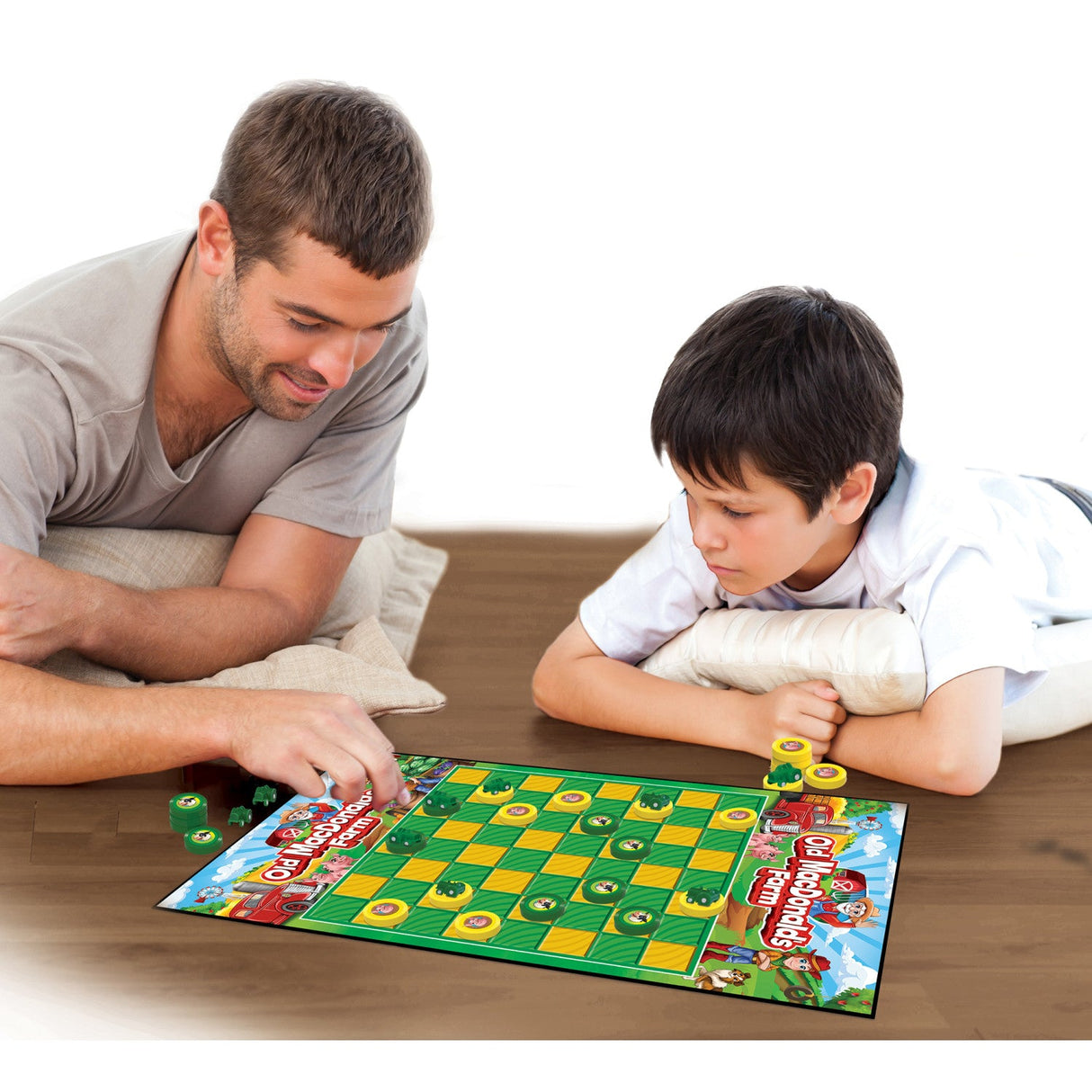 Old MacDonald's Farm Checkers Board Game