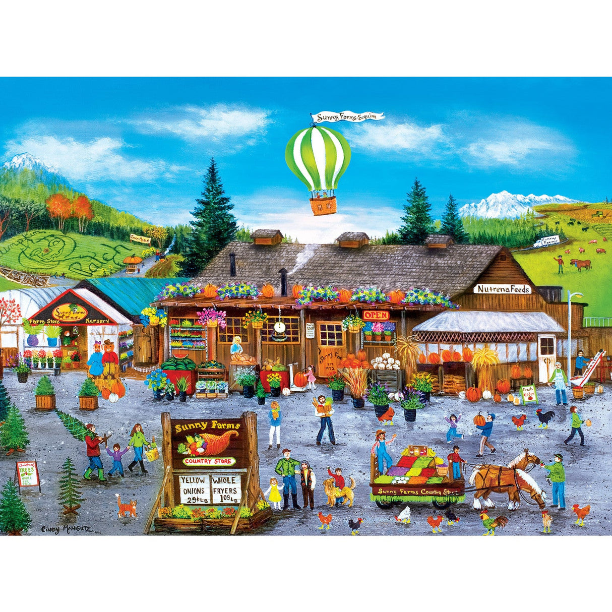 Homegrown - Sunny Farms 750 Piece Jigsaw Puzzle